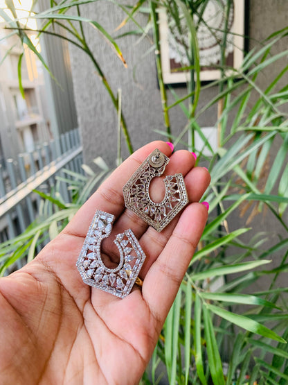 C Shaped Earrings