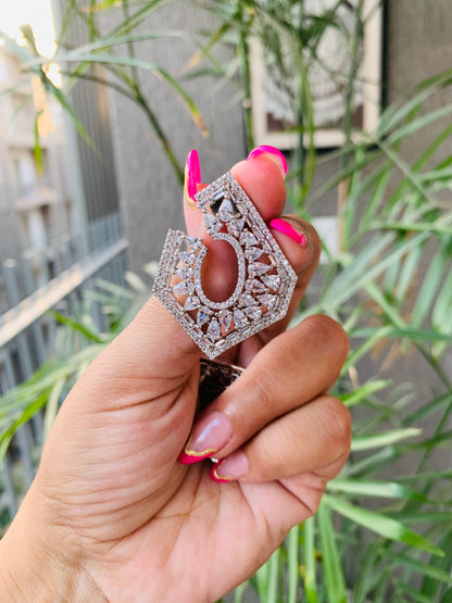 C Shaped Earrings