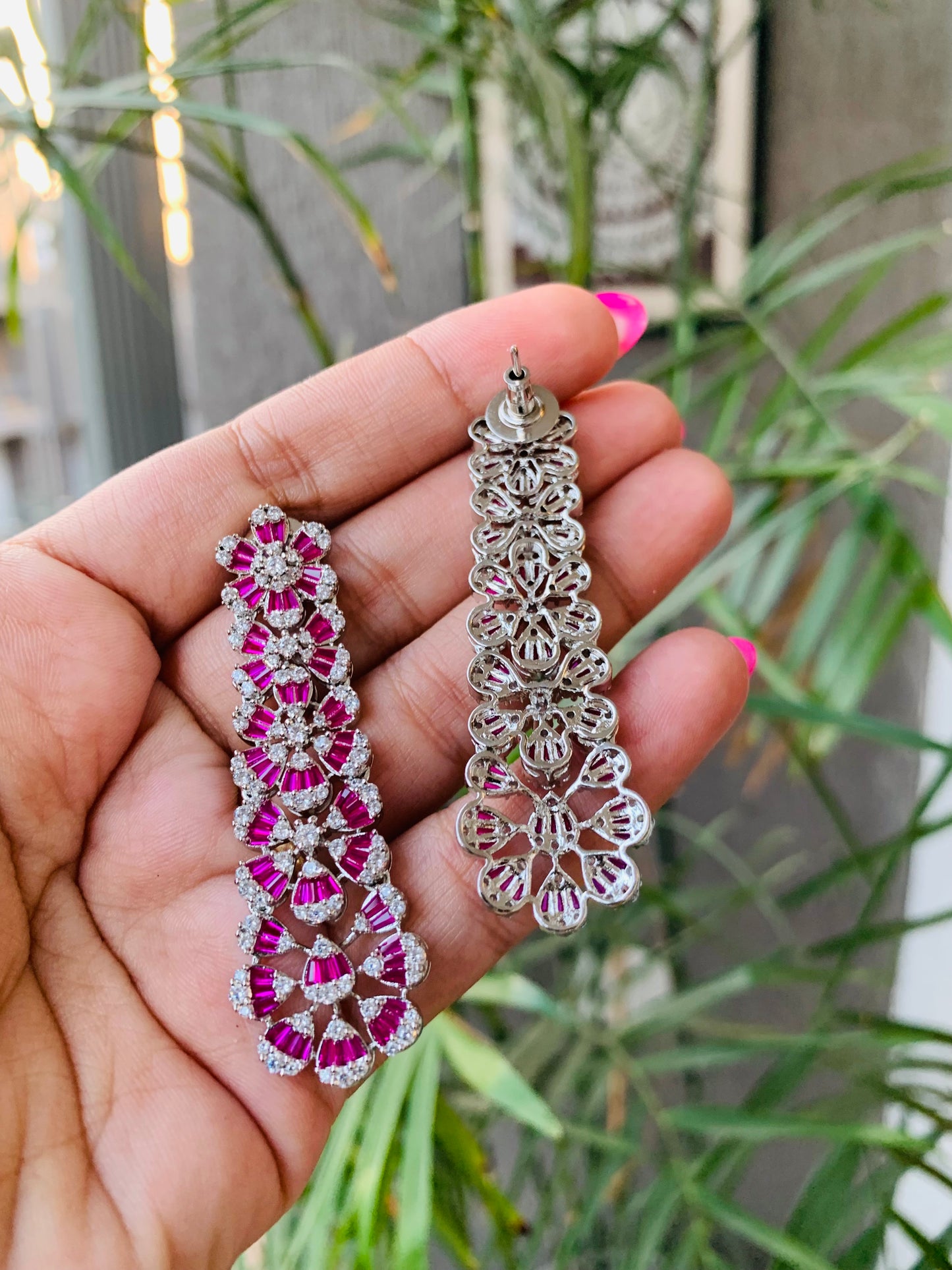 Ruby AD Long Danglers