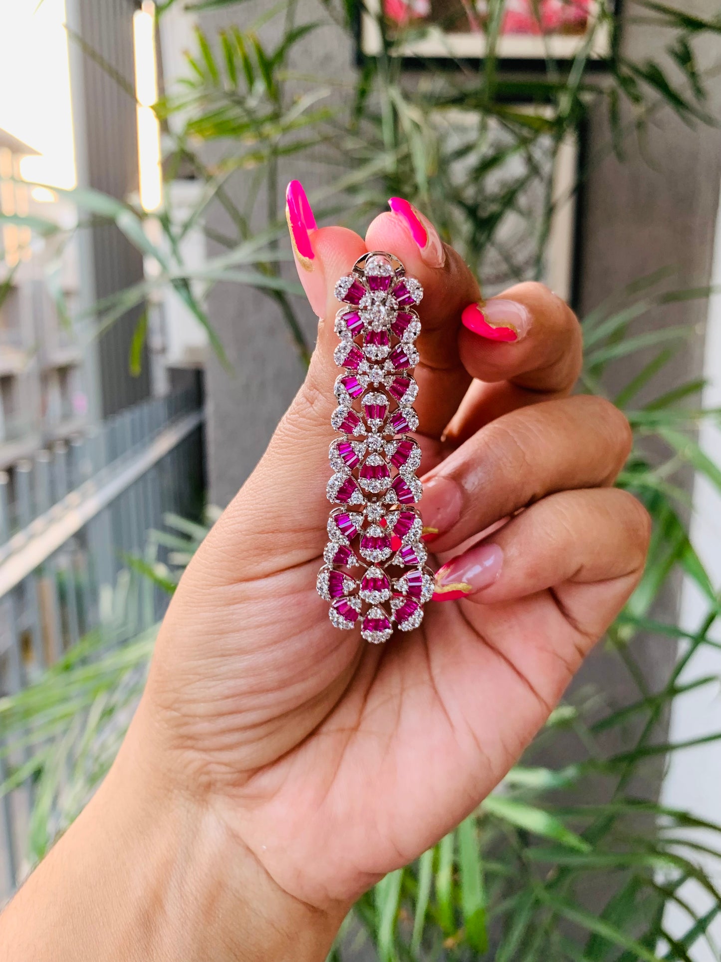 Ruby AD Long Danglers