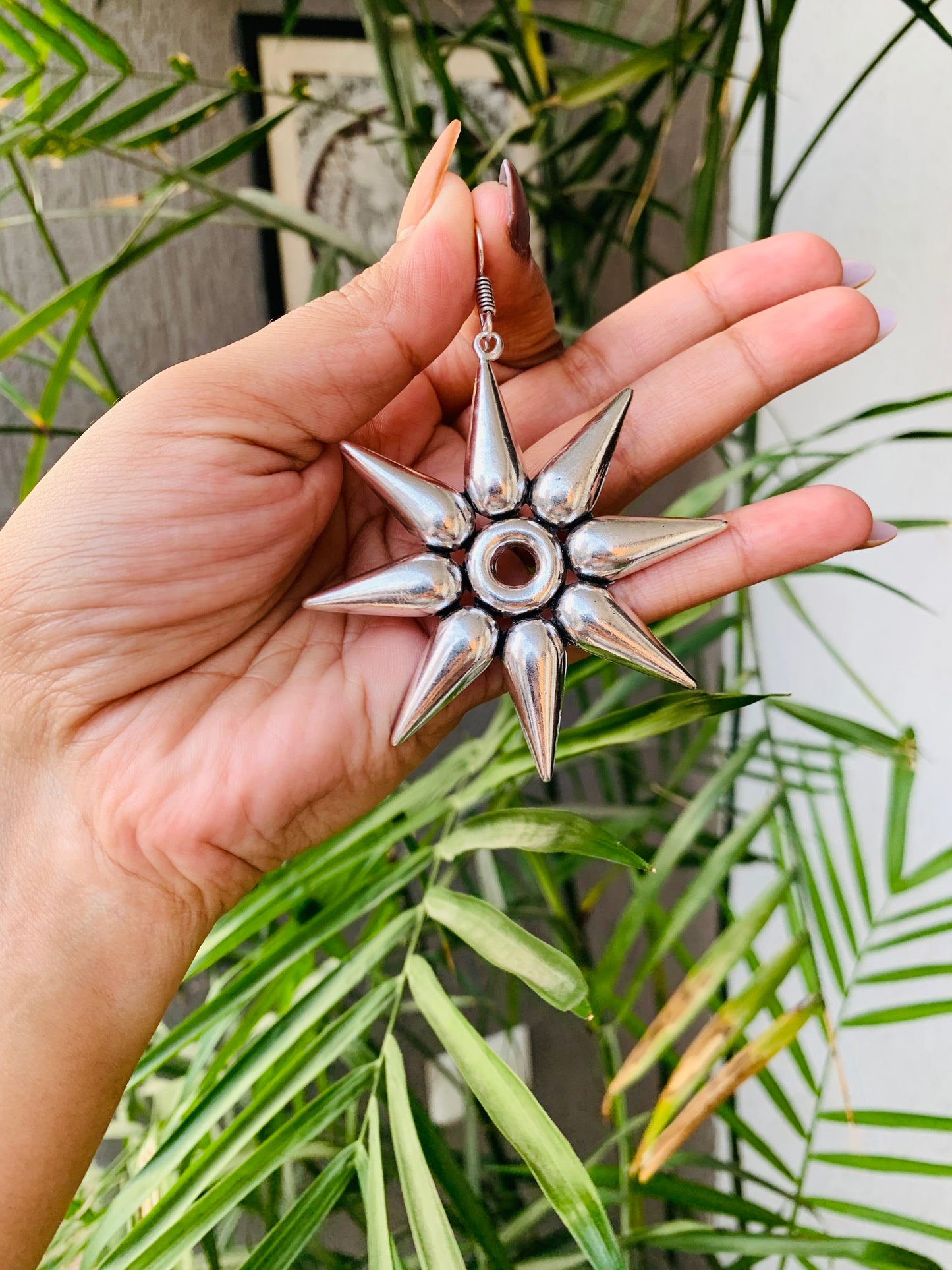 Big Sun Shaped Danglers