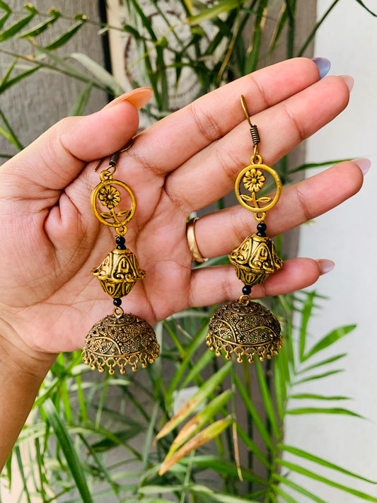 Flower Long Jhumka