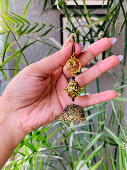Flower Long Jhumka