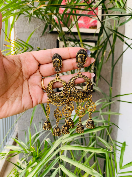 Buddha Long Jhumka