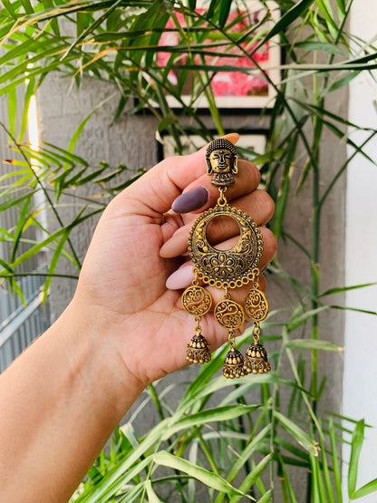 Buddha Long Jhumka