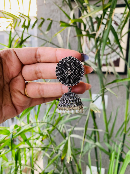 Round Stud Beads Jhumka