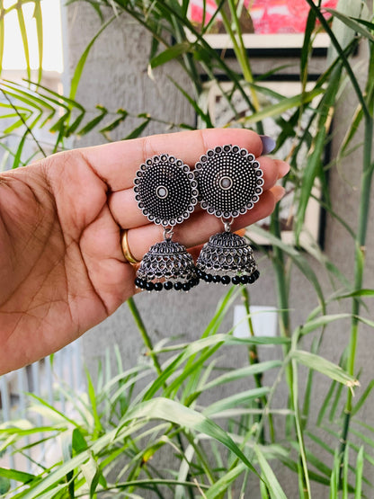 Round Stud Beads Jhumka