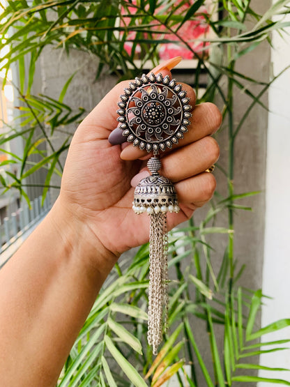Long Uniqe Shaped Stud Jhumka
