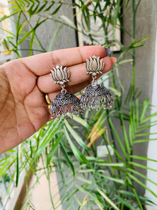 Lotus Stud Jhumka