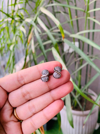 925 Sterling Silver Infinite Studs