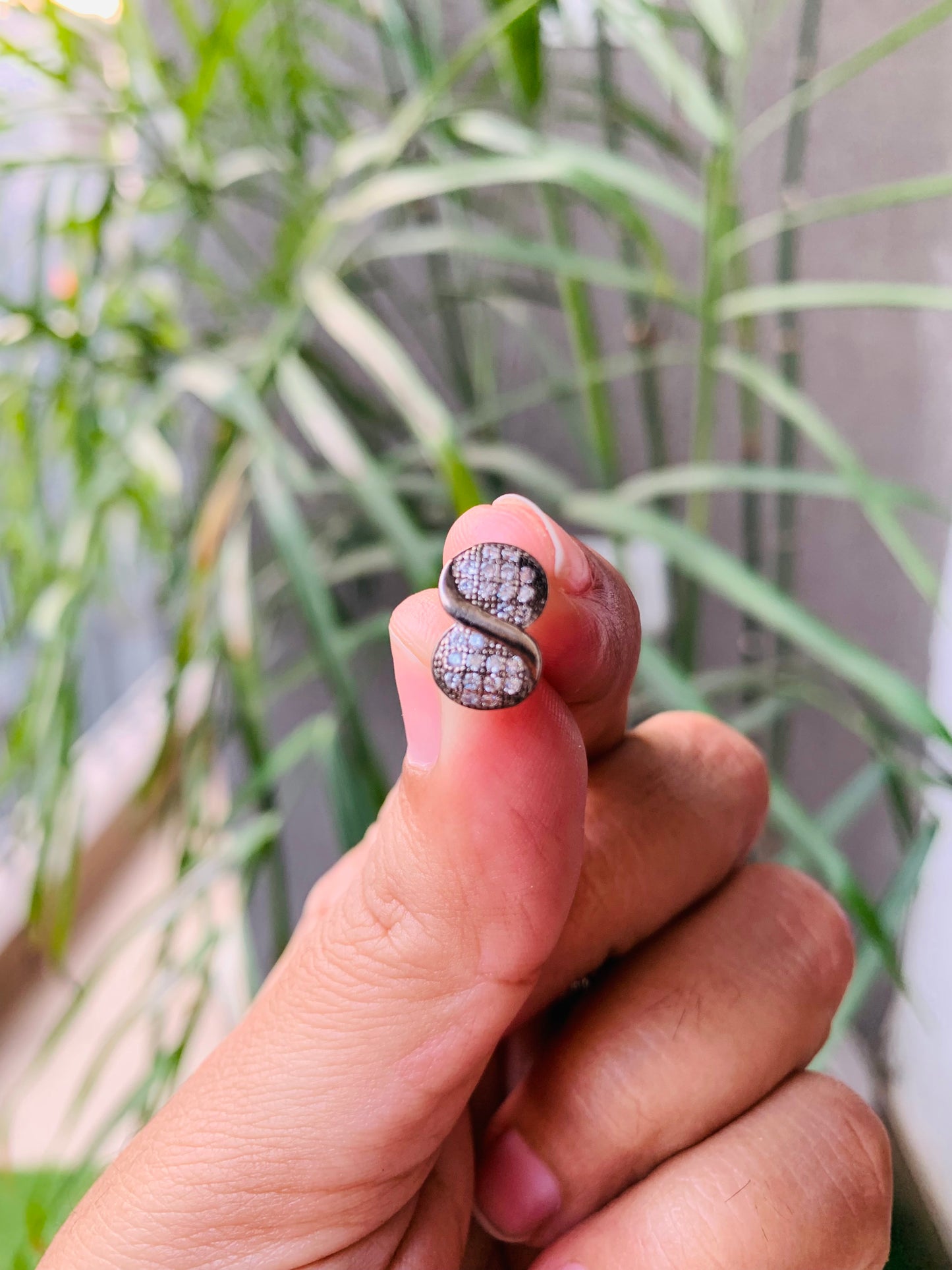 925 Sterling Silver Infinite Studs