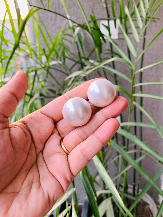Big Size Pearl Studs