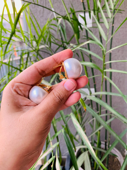 Big Size Pearl Studs