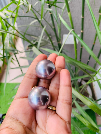 Big Size Pearl Studs