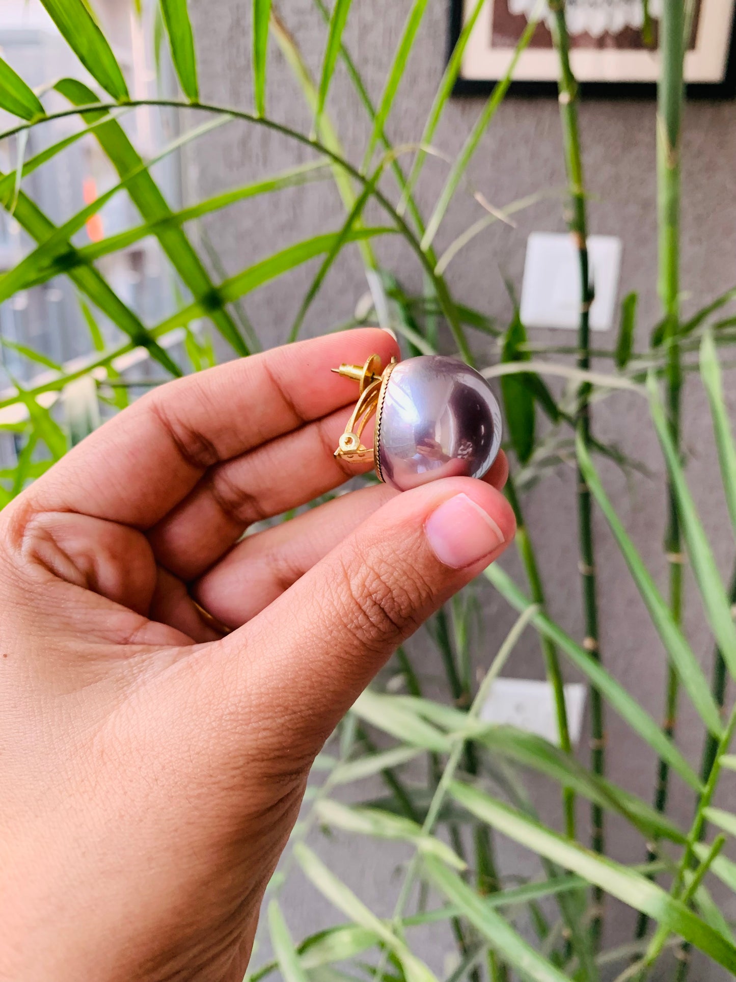 Big Size Pearl Studs