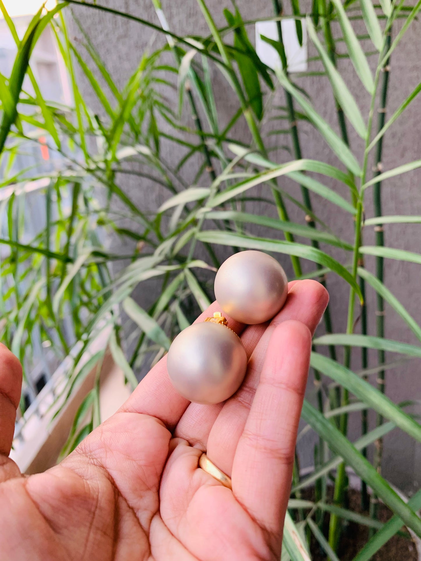 Big Size Pearl Studs