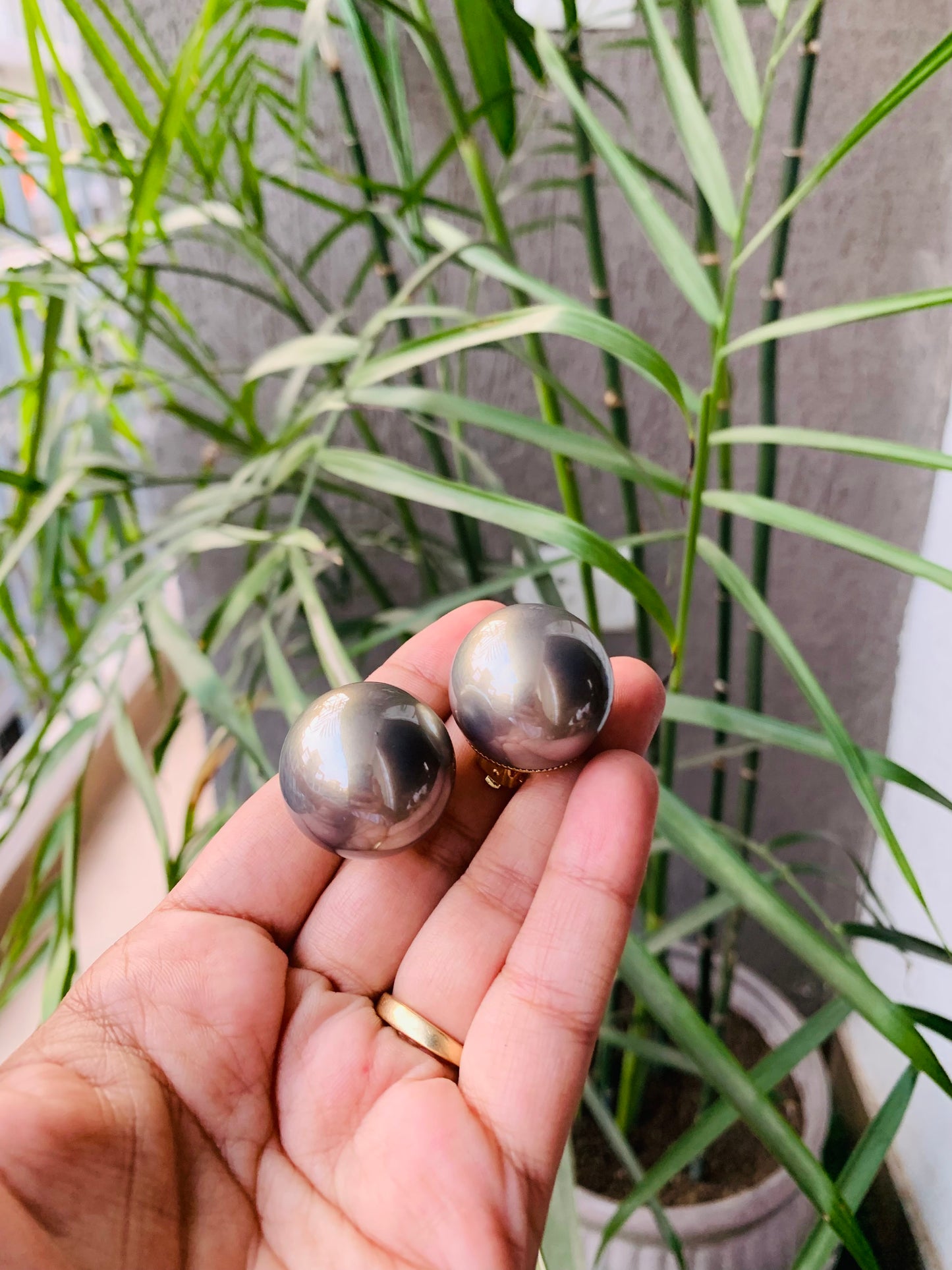 Big Size Pearl Studs