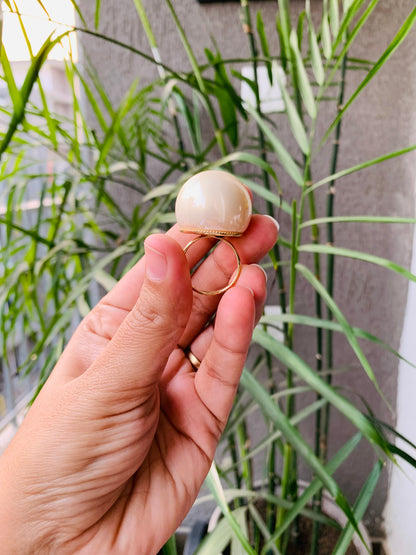 Golden Shade Pearl Ring
