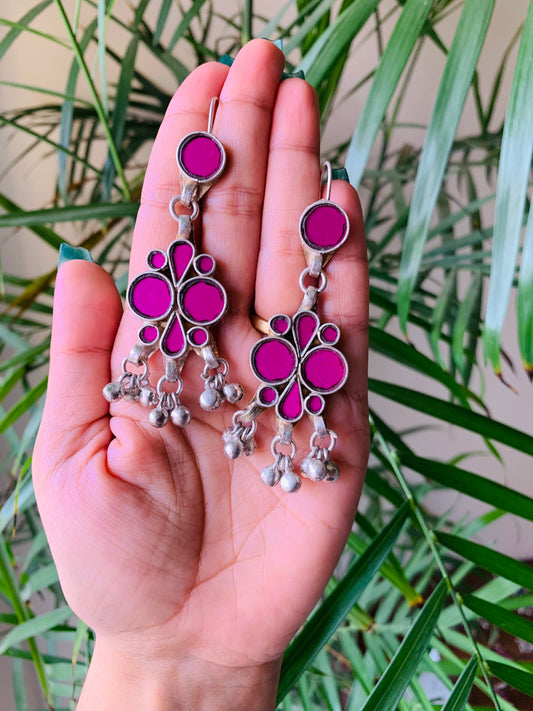 Noor Afghani Glass Earrings