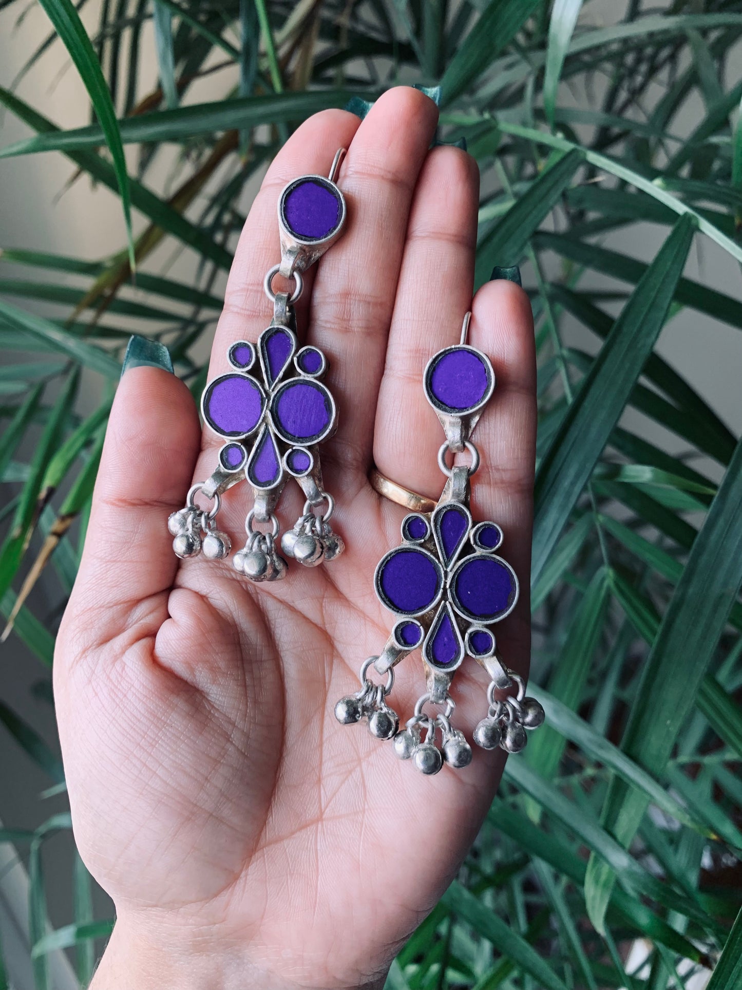 Noor Afghani Glass Earrings