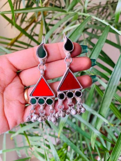 Akasa Afghani Glass Earrings