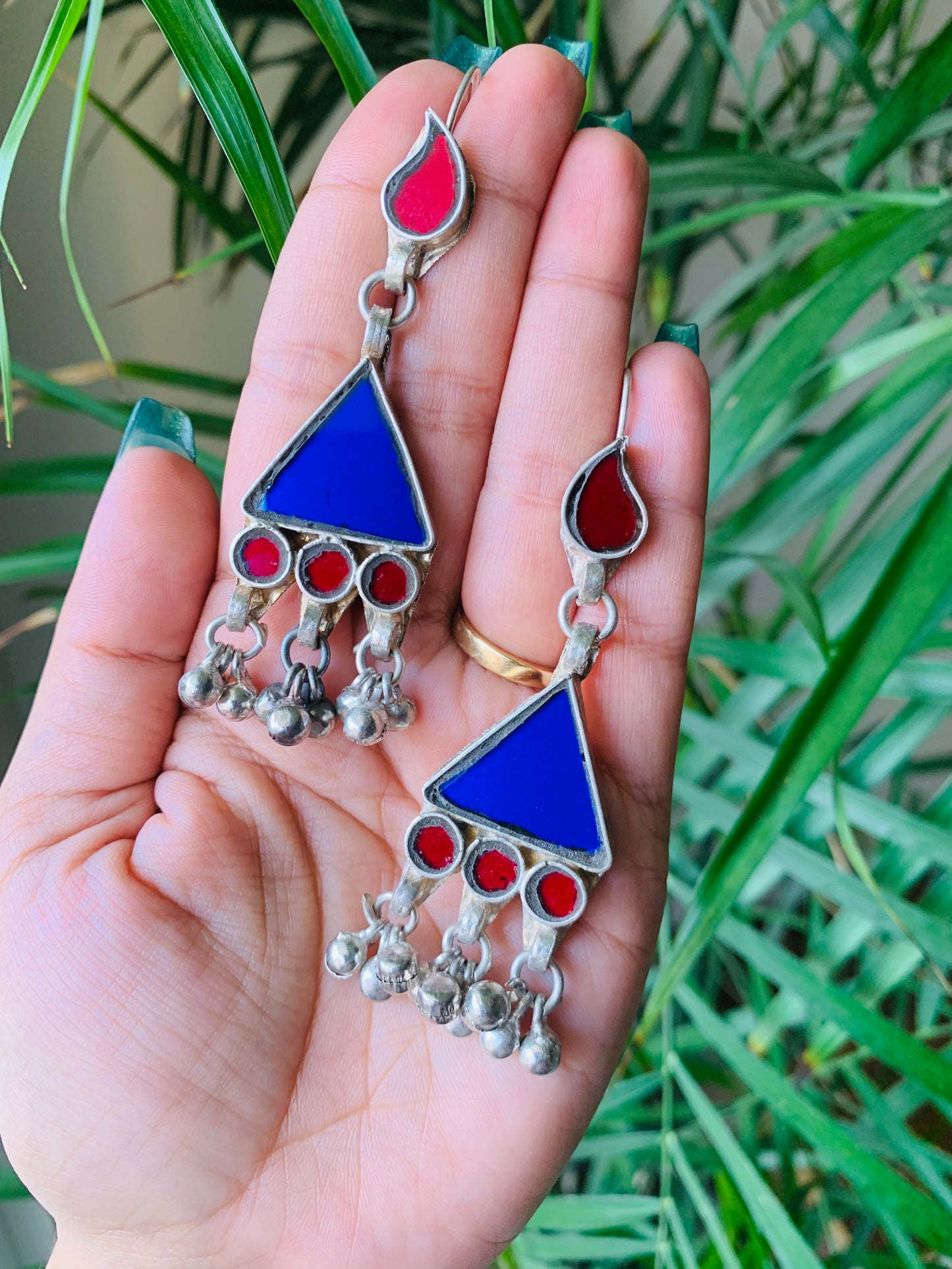 Akasa Afghani Glass Earrings