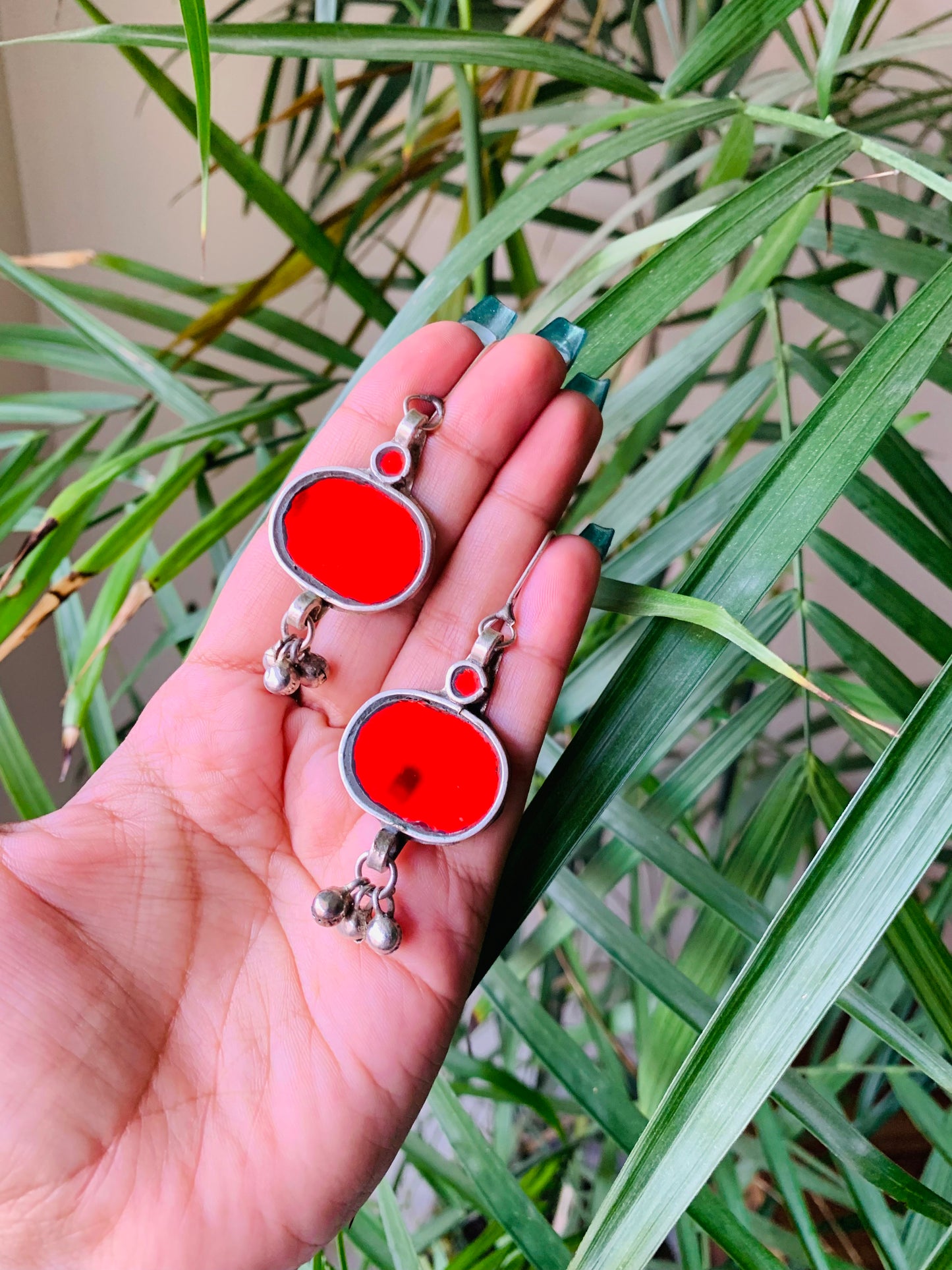 Zoya Afghani Glass Earrings