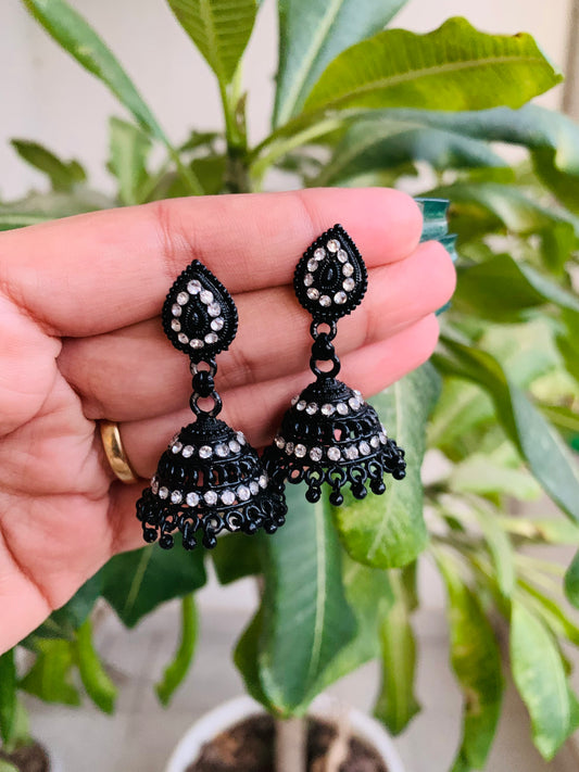 Black Stud Jhumki