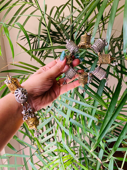 Jhumki Shaped Adjustable Bangle