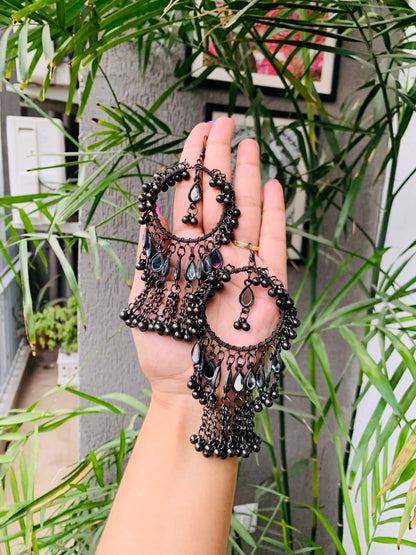 Mirror Hasli with Earrings