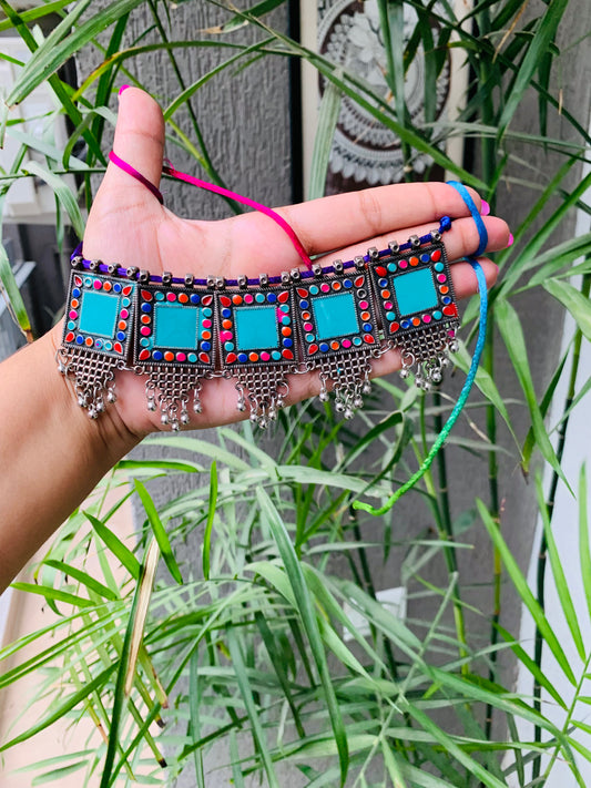 Multicolor Meenakari Choker
