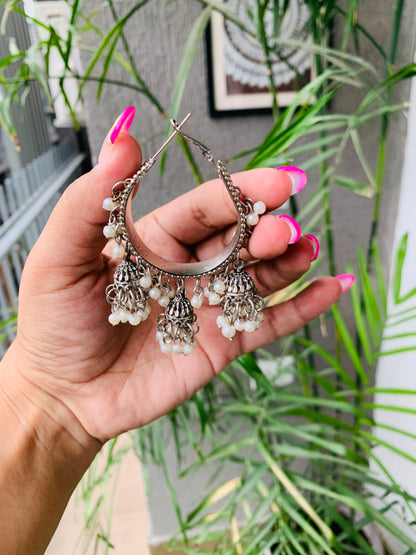 Jhumka Pearls Choker Set