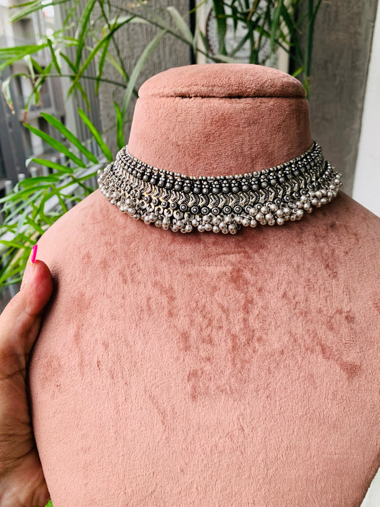Ghungroo Gajra Choker