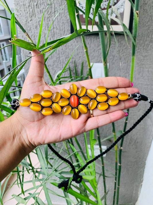 Yellow Stones Choker