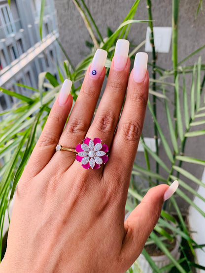 Flower Shaped Pretty Ring