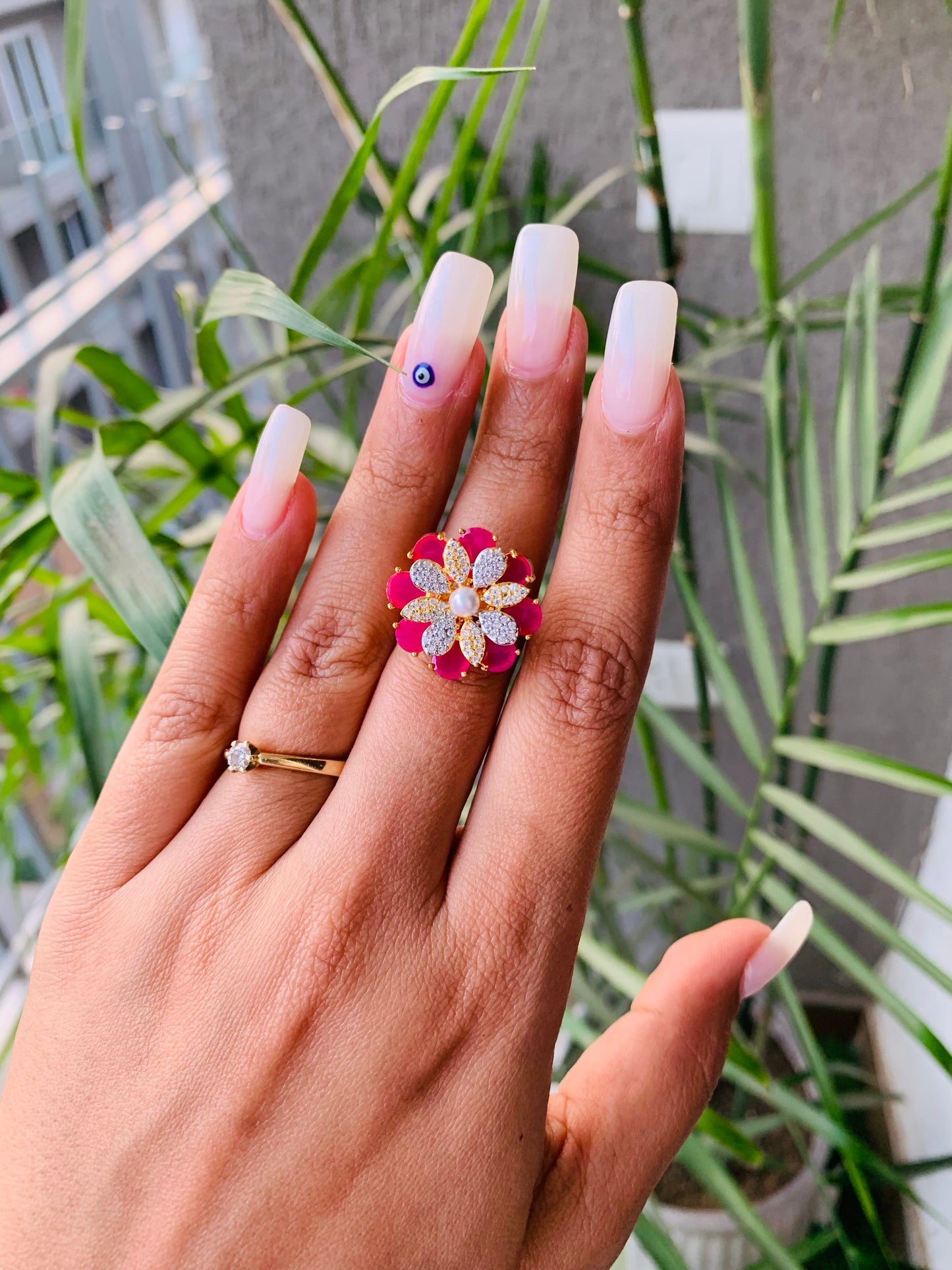 Flower Shaped Pretty Ring
