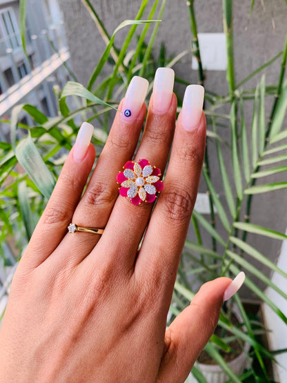 Flower Shaped Pretty Ring