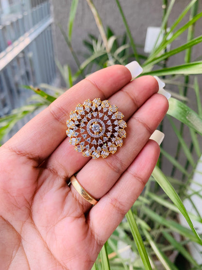 Dual tone Round Ring