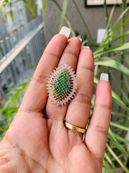 Unique Design Cocktail Ring