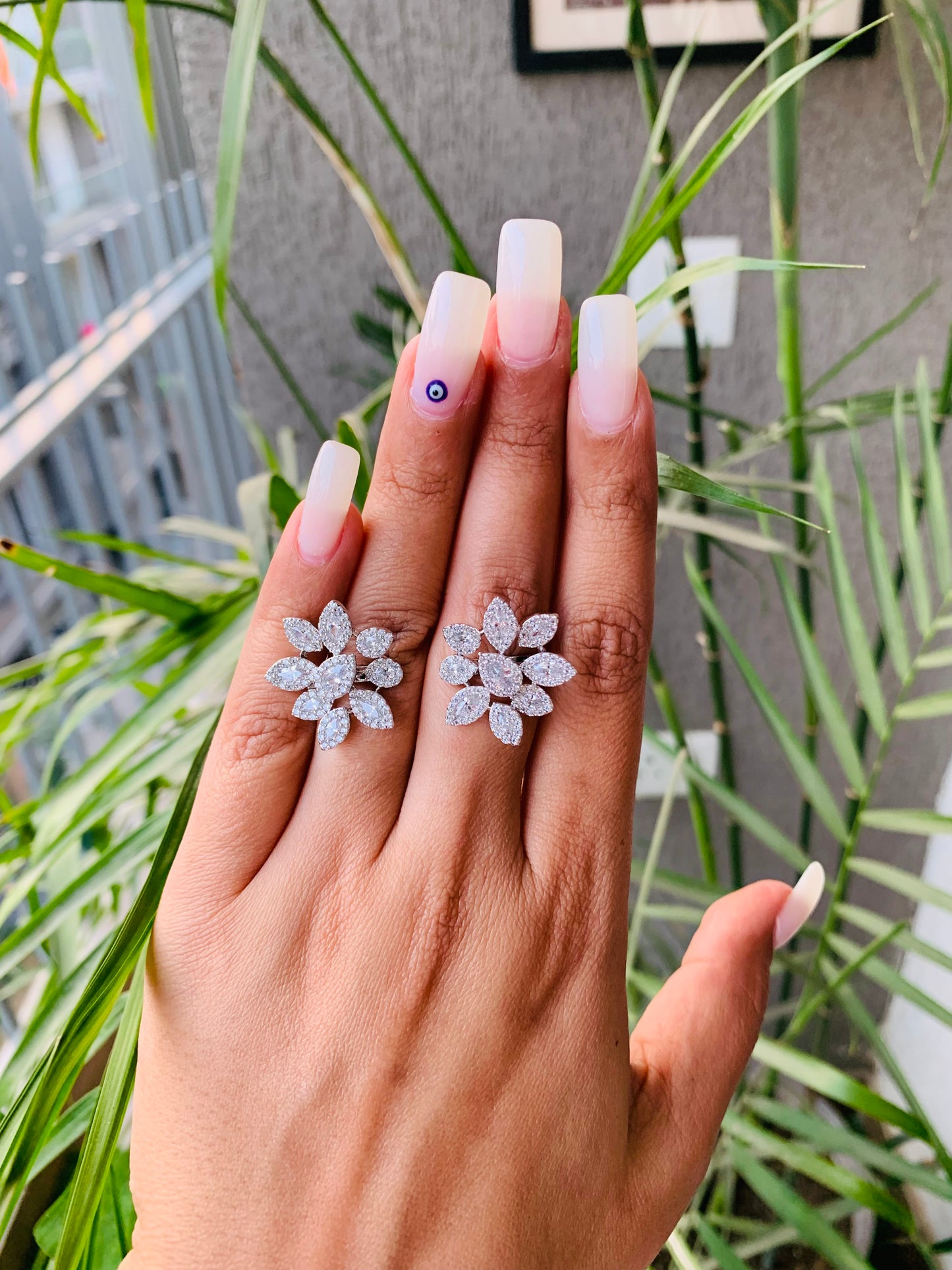 Double Finger Silver Ring