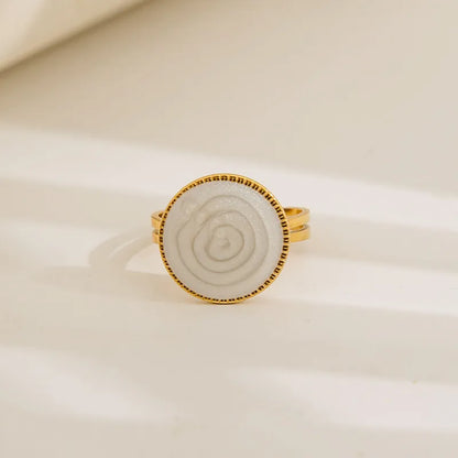 Ivory Spiral Statement Ring
