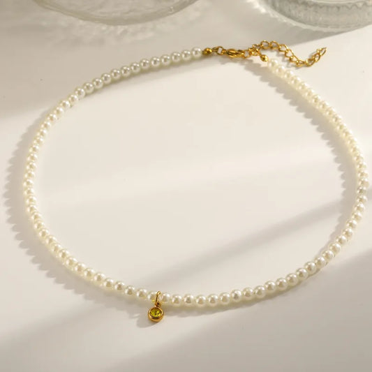 Luna Pearl Charm Bracelet