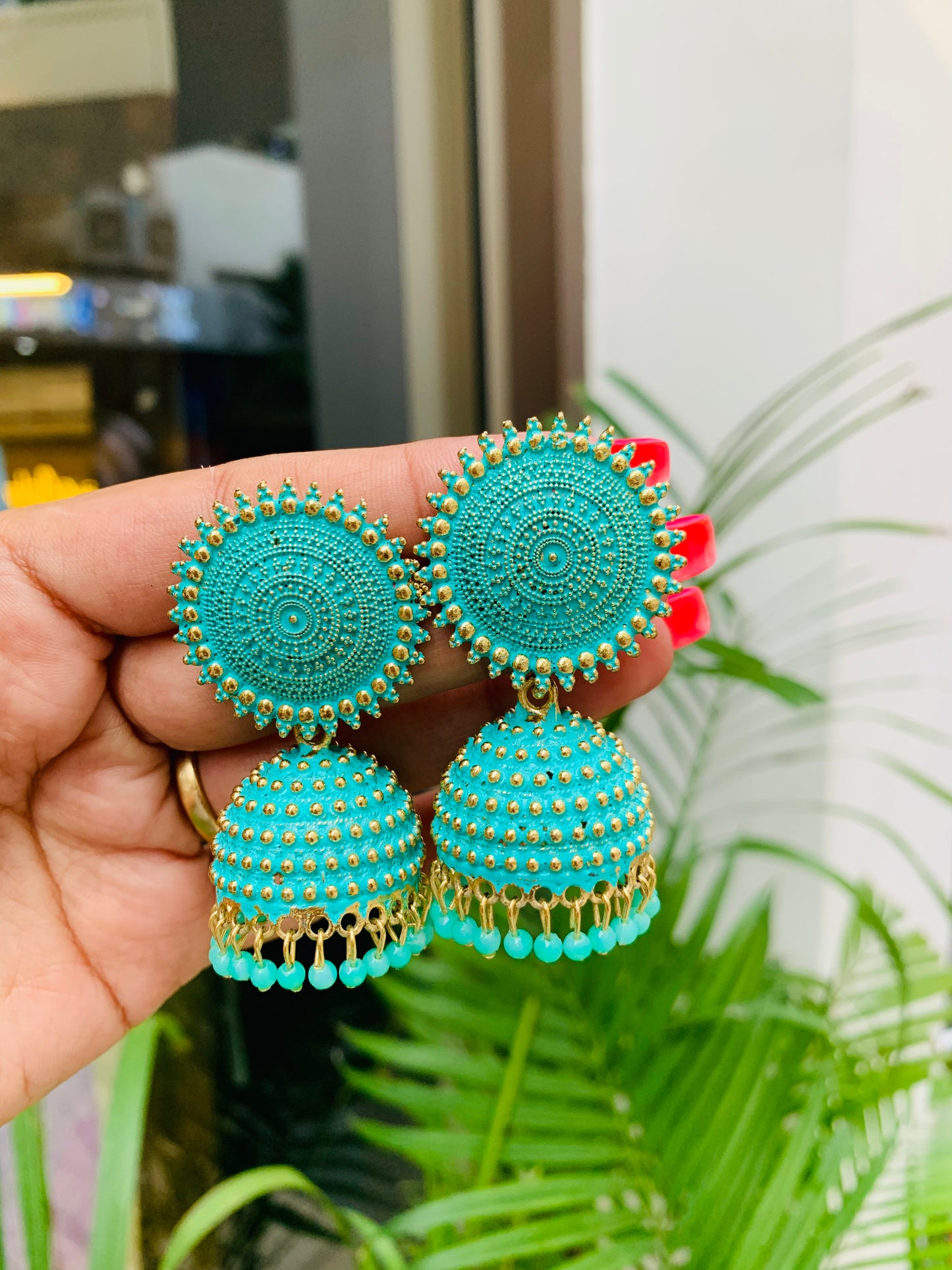 Round Stud Jhumka