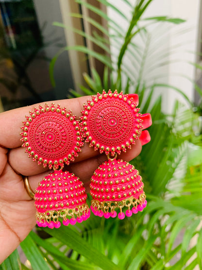 Round Stud Jhumka