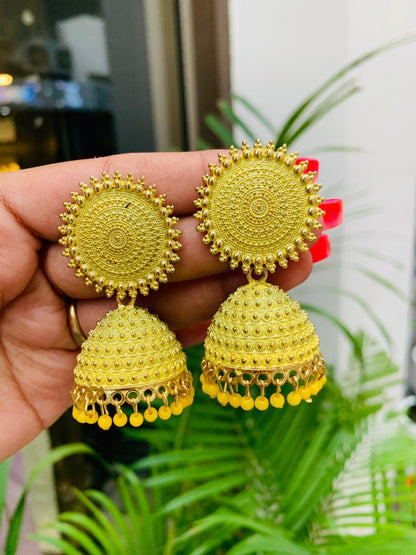 Round Stud Jhumka