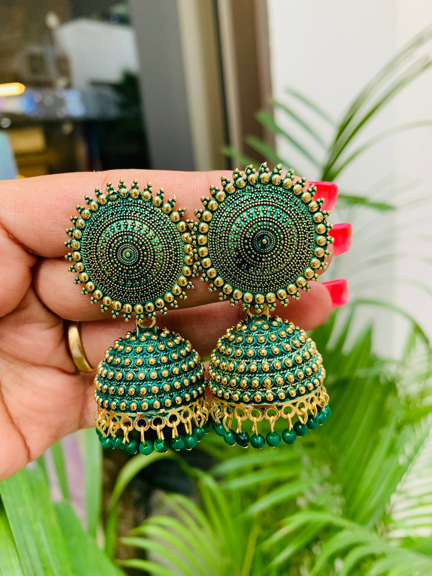 Round Stud Jhumka