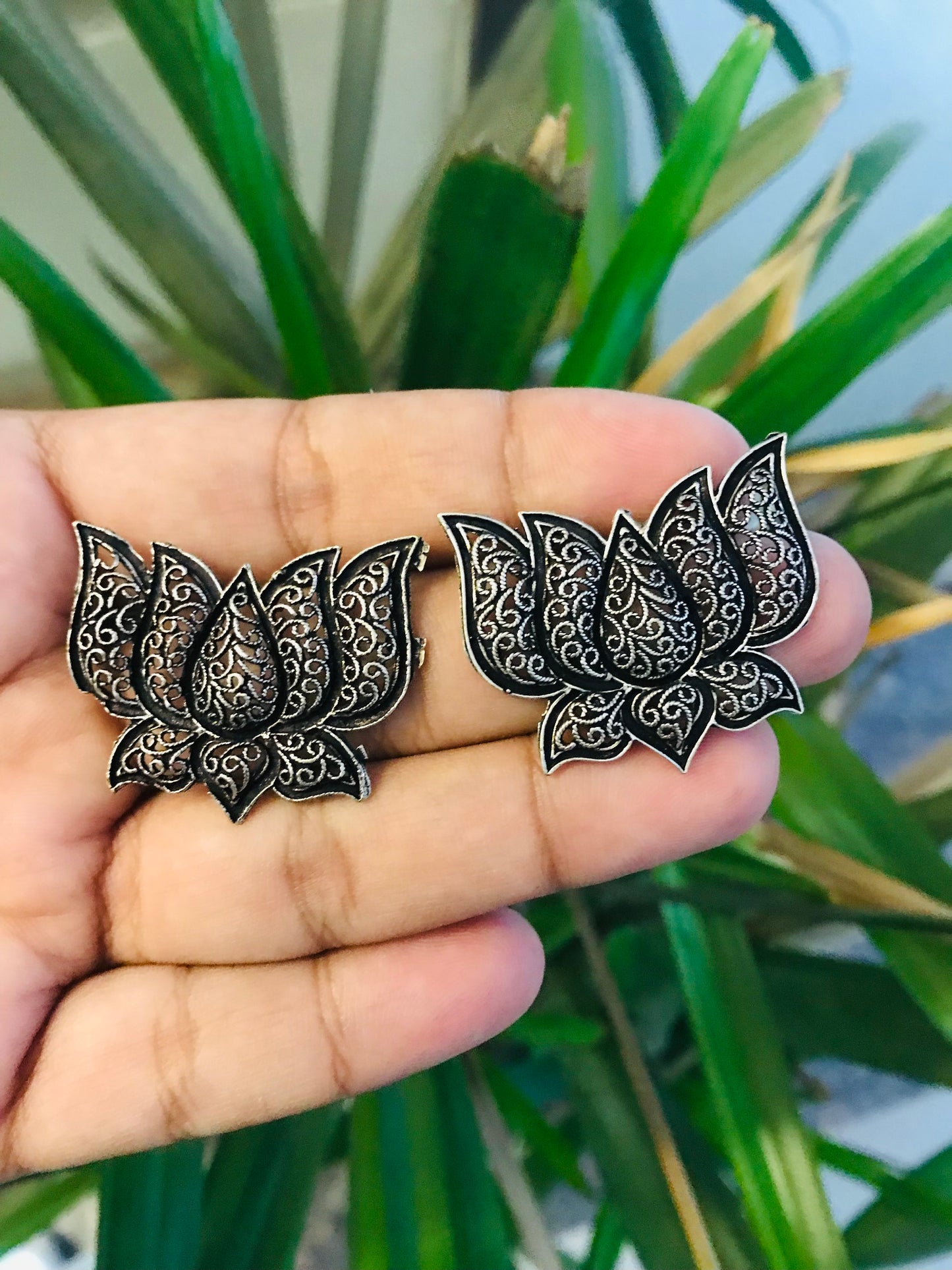 Lotus Shaped Studs