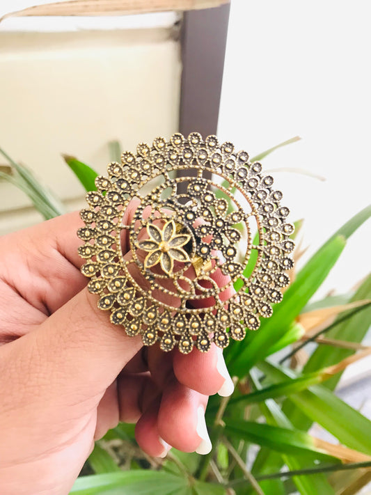 Flower Carving Ring