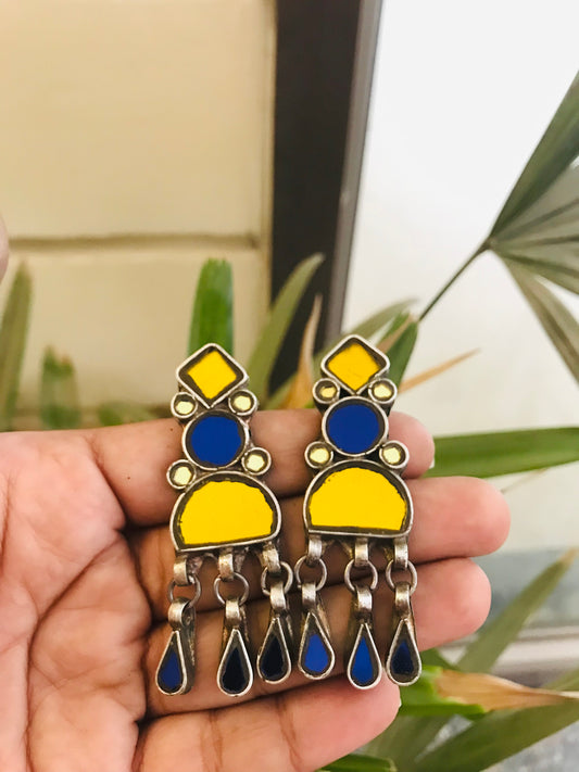 Nazia Afghani Glass Earrings