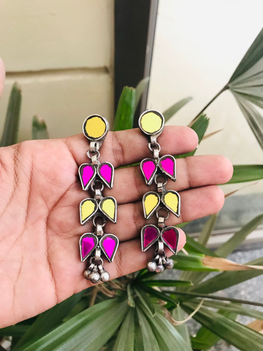 Deepika Afghani Glass Earrings